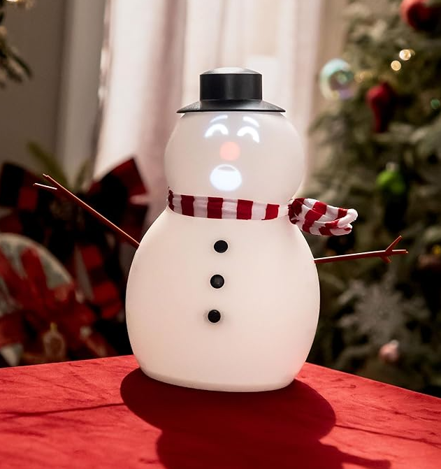 Mr. Chill - Talking Animated Blink Snowman with Built in Projector & Speaker Plug'n Play