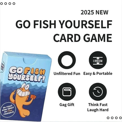 Go F*** Yourself Adult Card Game - Hilarious Party Game for 3-10 Players - Quick Easy Setup - Perfect Stocking Stuffer - Made Out of Spite